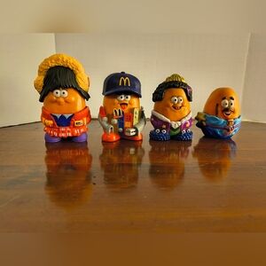McDonald's Orange Potato Head Kids Toy Figure - Blue Hat